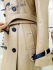 Burberry genuine leather trench coat